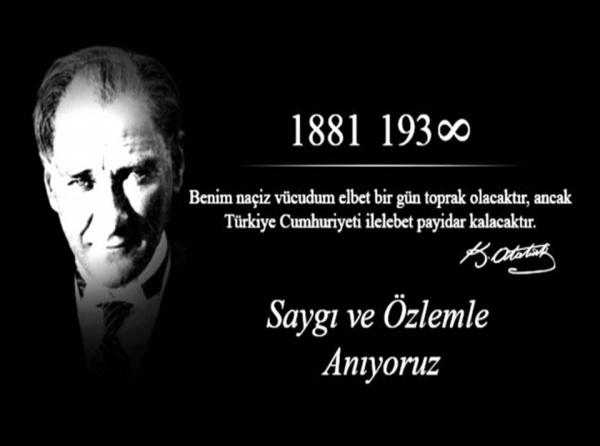 Gazi Mustafa Kemal Atatürk´ün Vefatının 80. Yıl Dönümü